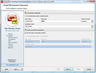 Oracle PHP Generator screenshot